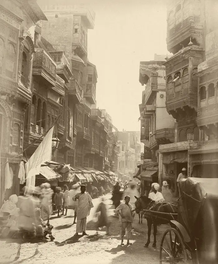 A street in the old city of Lahore