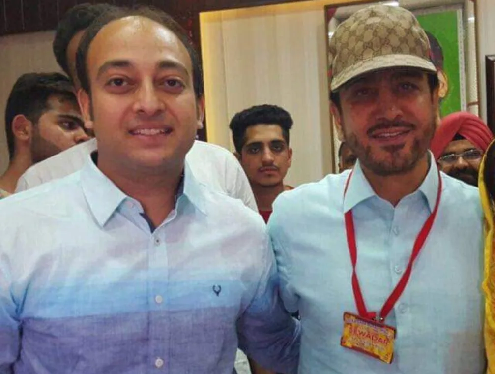 With Gurdas Maan at the Darbar