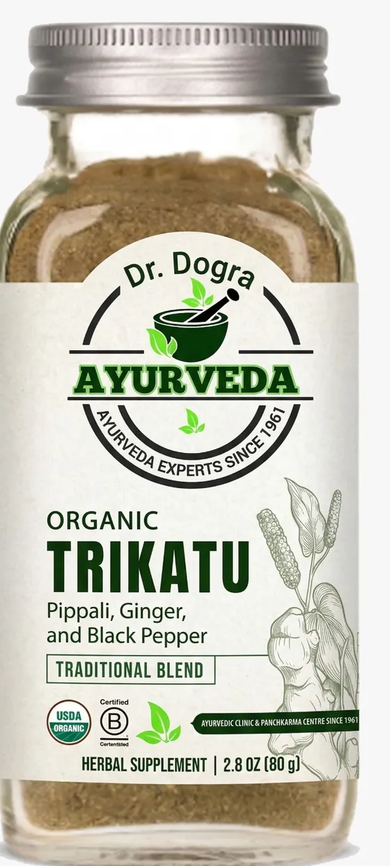 Dr. Dogra Ayurveda Trikatu powder jar